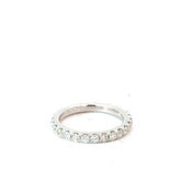 14k White Gold 1.15ct F VS2 Round Diamond Eternity Ring